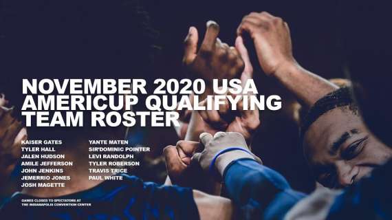 Team USA - I convocati per la finestra di novembre 2020 AmeriCup Qualifying