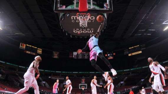 NBA - A Portland gli Heat spengono la luce a Lillard e McCollum
