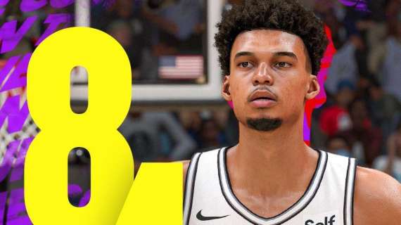 NBA2K premia Wembanyama: il rookie con la valutazione più alta