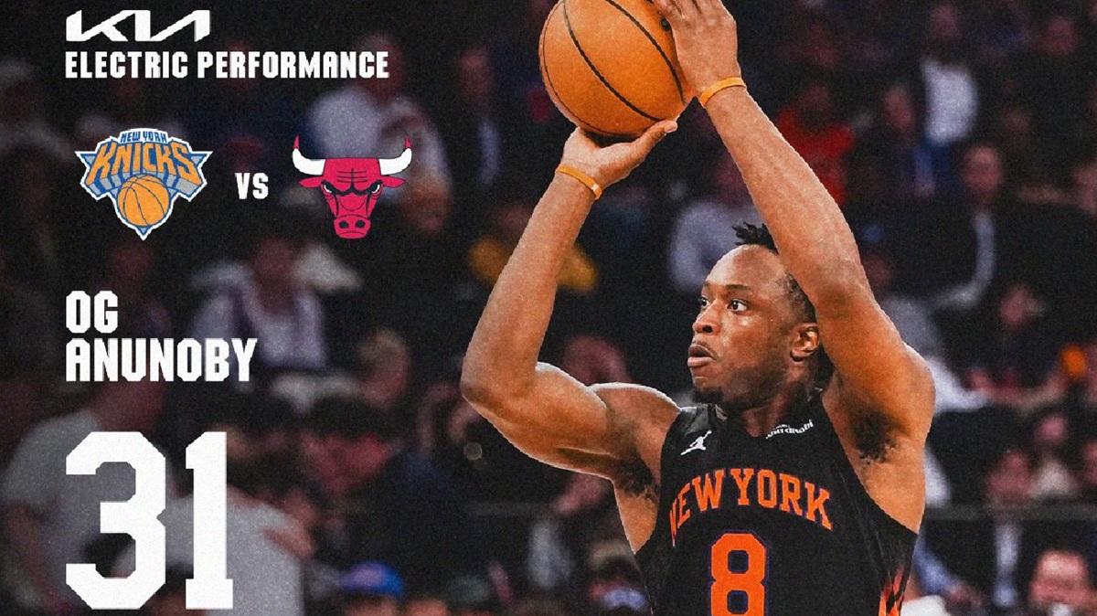 Anunoby e i Knicks travolgono i Chicago Bulls al Madison