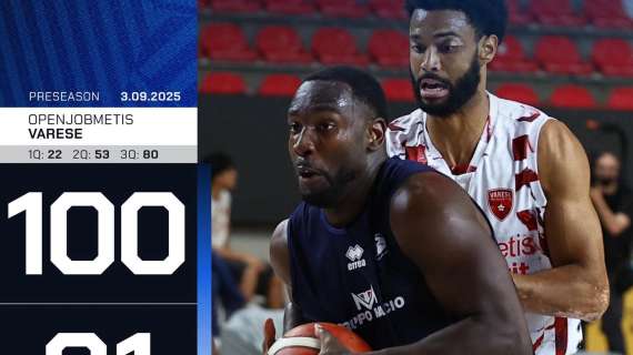 Blu Basket Bergamo, altro buon test contro la Pallacanestro Varese