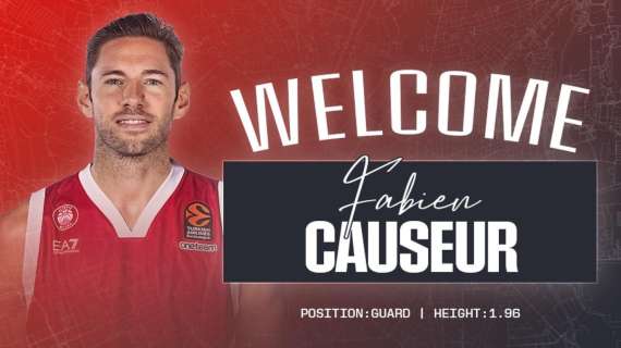 UFFICIALE LBA - Fabien Causeur è un nuovo giocatore dell'Olimpia Milano