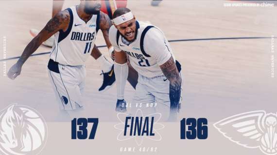 NBA - Dinwiddie sigilla la vittoria dei Mavericks a New Orleans