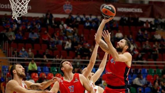 EuroLeague - A fatica, ma il CSKA riesce a superare la Stella Rossa