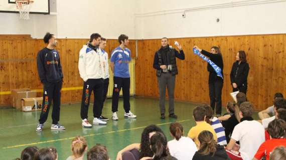 Inaugurato il progetto “Enegan Firenze a scuola”: in mattinata Swanston, Severini e Schiano hanno fatto visita al Liceo Michelangiolo