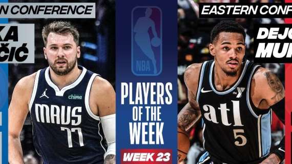 NBA - Luka Doncic e Dejounte Murray sono gli MVP della settimana 