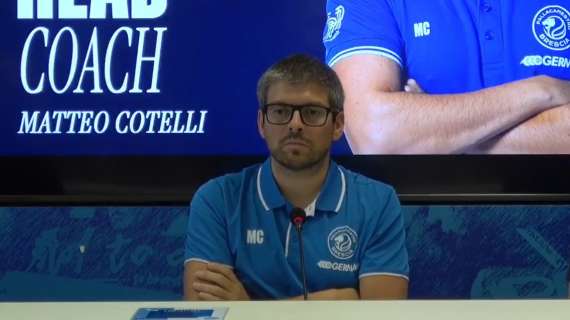 «Un sogno»: Matteo Cotelli si presenta come nuovo coach della Germani Brescia
