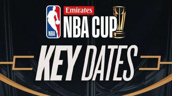 NBA Emirates Cup, annunciate le date per la stagione 2024/25: i gruppi del In-Season Tournament 