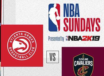 NBA Sundays: I Cavs all'ostacolo Hawks nella prima partita dell'NBA Sundays 2018-19