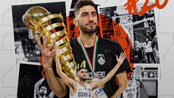 UFFICIALE LBA - Apu Udine rinnova Matteo Da Ros fino al 2027