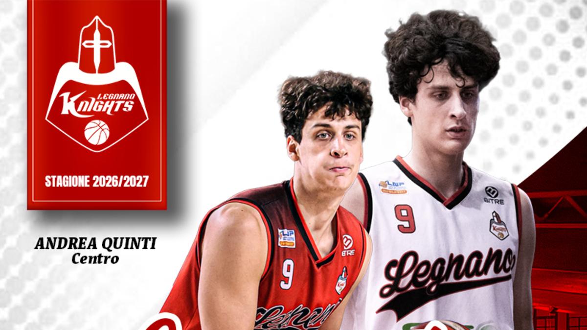 Serie B - Legnano Basket conferma anche Andrea Quinti