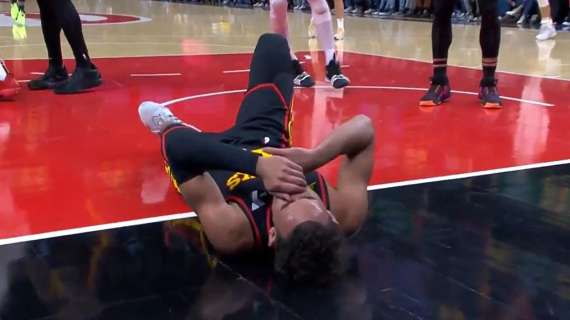 NBA - Hawks, Trae Young entra nel concussion protocol: out a tempo indeterminato