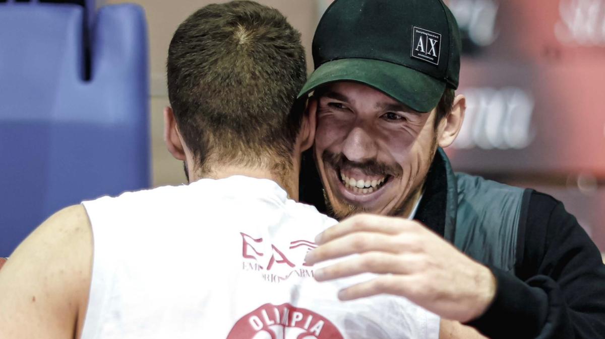 Olimpia, si rivede Vlatko Cancar: il saluto a Trieste dello sloveno