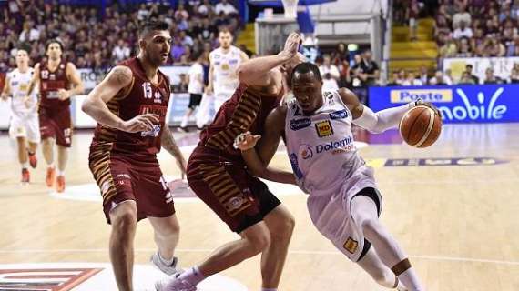 Lega A - Finale gara 5: Trento al recupero di Sutton e Lechthaler