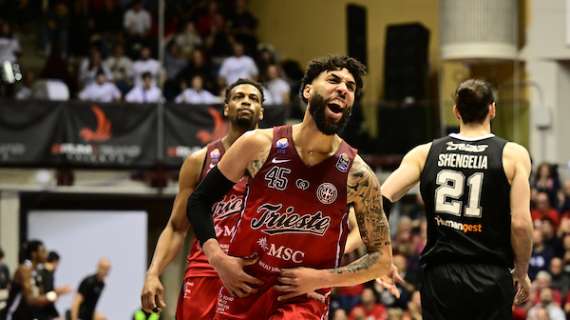 Trieste, Denzel Valentine: «Dopo Trapani volevamo dimostrare la nostra vera identità»