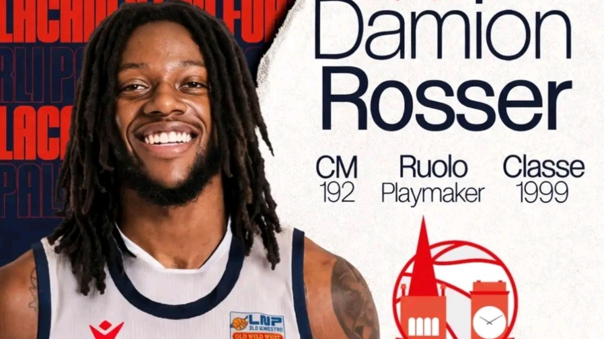 L’Unieuro Forlì firma Damion Rosser: rinforzo per il finale di stagione 