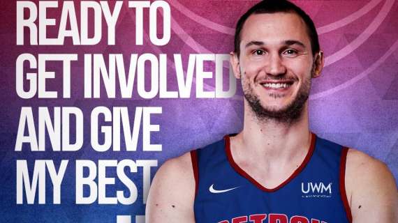 NBA - Danilo Gallinari Giocherà Con Il #12 Ai Detroit Pistons