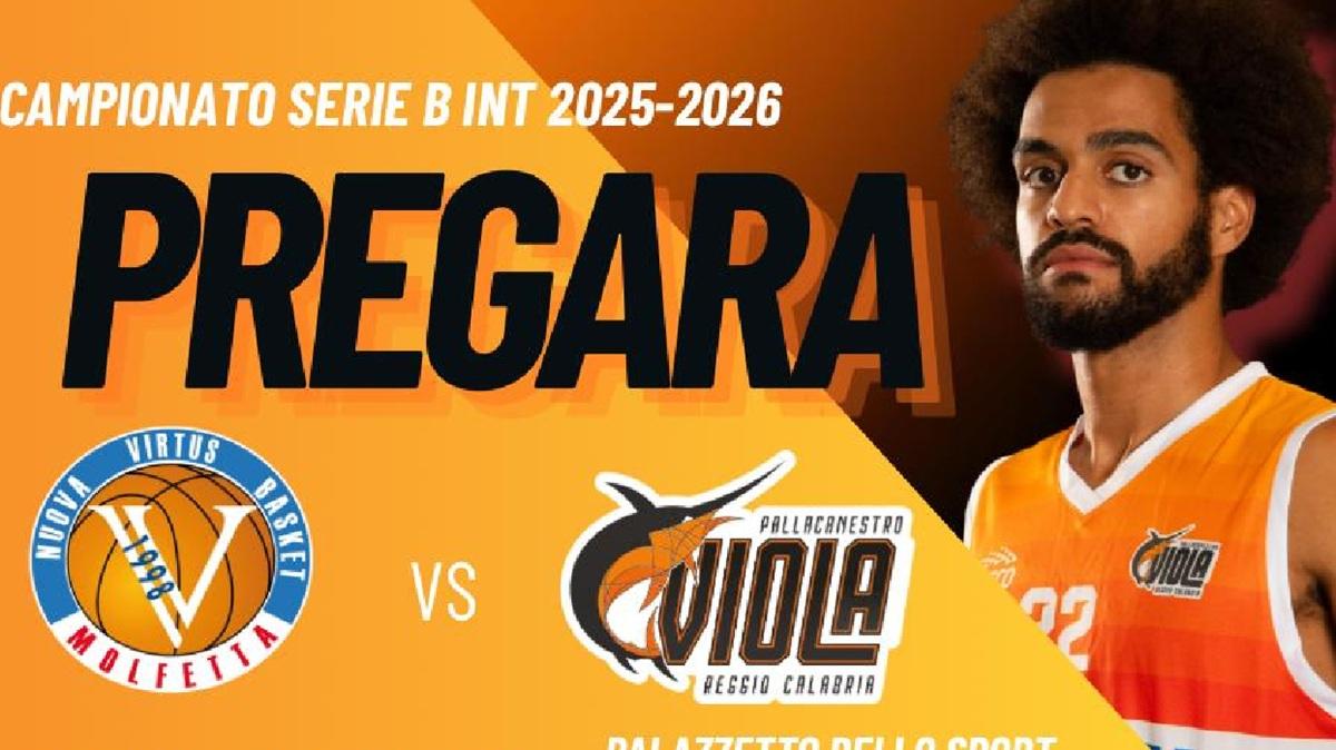 Serie B - Redel Reggio Calabria in trasferta dalla Virtus Molfetta