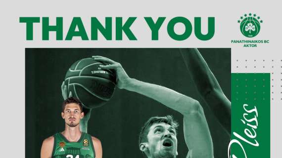 Trapani Shark, sulla via del ritorno c'è Tibor Pleiss: il saluto del Panathinaikos 