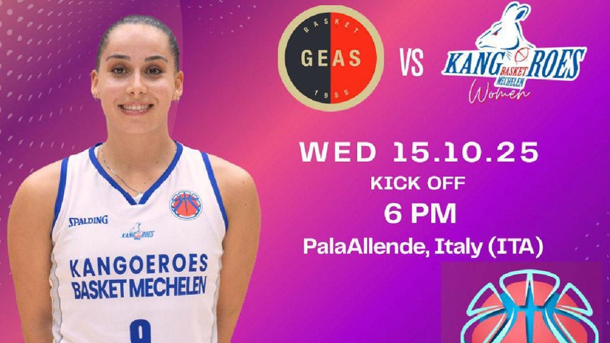 LIVE ECW | GEAS Sesto v Kangoeroes Mechelen, la diretta streaming