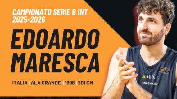 Serie B - Viola Reggio Calabira: arriva Edoardo Maresca nel roster