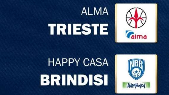 Lega A - Trieste all'esame di maturità contro Brindisi