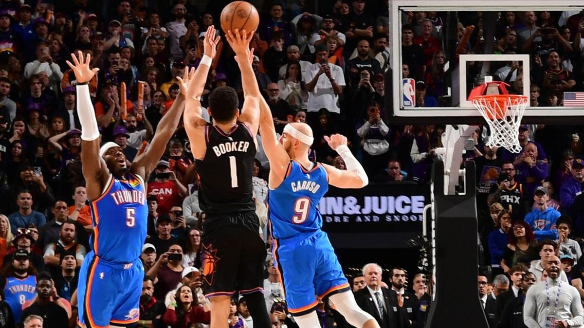 Phoenix Suns di carattere: Booker gela i Thunder allo scadere