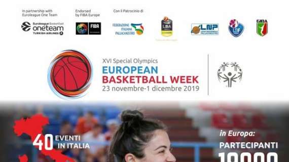 GIBA patrocina la Special Olympics European Basketball Week 2019 con la nuova iniziativa #Rifiutoilpregiudizio