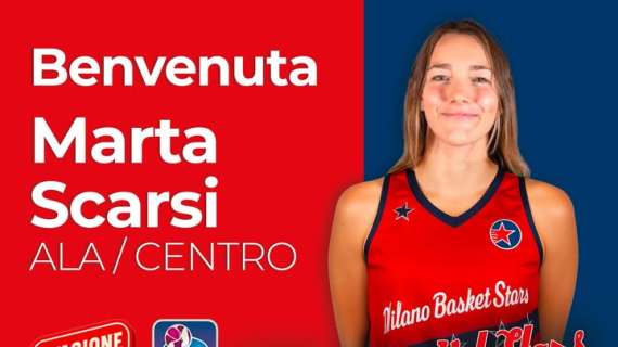 A2 F - Milano Basket Stars si rinforza con Marta Scarsi