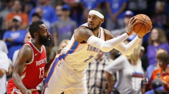 NBA - Melo non accetta la panchina: i Thunder esplodono?