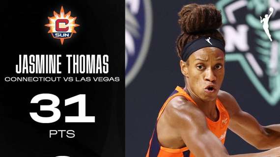 WNBA Semifinali - Sun, Jasmine Thomas da record: Aces annullate in gara 1