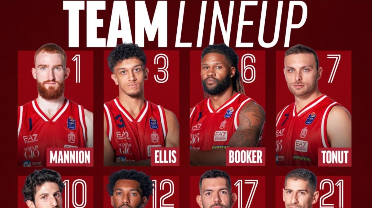 Olimpia Milano, le scelte di Messina: a Sassari è fuori anche Shavon Shields