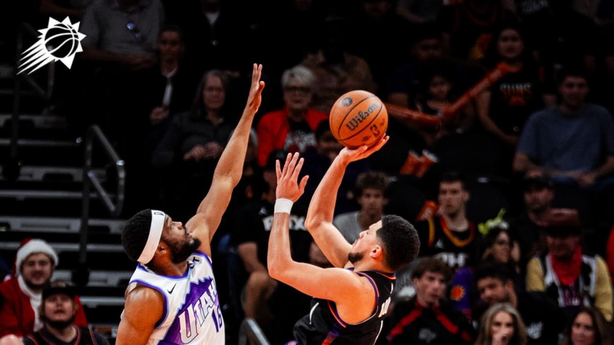 NBA Cup: Devin Booker guida i Suns alla vittoria sui Jazz con 36 punti e sei triple