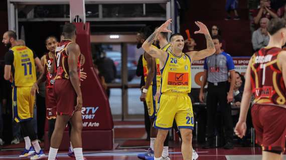 LIVE LBA - Reyer Venezia vs Givova Scafati: diretta 4Q 72-69 40'