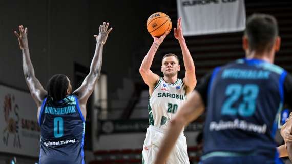 LIVE FIBA EC - Dinamo Sassari a fatica regola l'Anwil Wroclawek