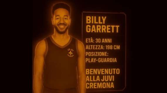 UFFICIALE A2 - Billy Garrett è un nuovo giocatore della JuVi Cremona