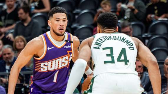 NBA - A Phoenix Devin Booker sconfigge i Bucks all'ultimo secondo