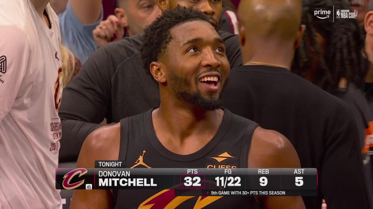 NBA CUP - Mitchell chiude i conti: Cavaliers battono i Pacers 