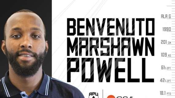 UFFICIALE A2 - Udine, firmato Marshawn Powell