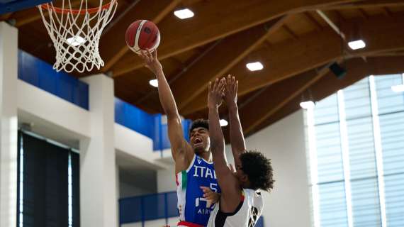 Italbasket U18, battuto il Belgio con 13 di Garavaglia. Domenica si replica alle 18.30