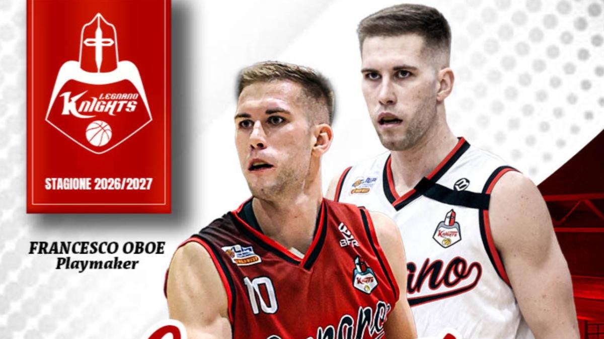 Serie B - Legnano Knights confermano Francesco Oboe