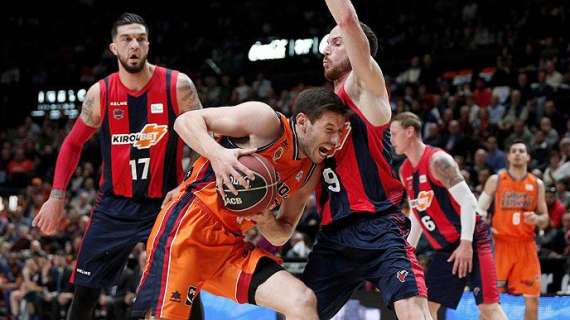 ACB - Dubljevic guida la vittoria Valencia sul Baskonia
