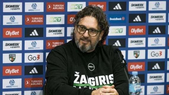 EL - Inizia l'era Trinchieri a Kaunas: "Motivato di allenare in un paese dove il basket è religione"