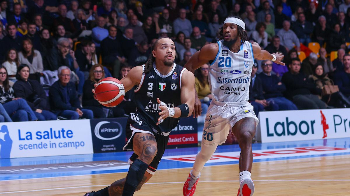 LIVE | Cantù vs Virtus Bologna: diretta (72-85 con 1:26 da giocare, 4Q)