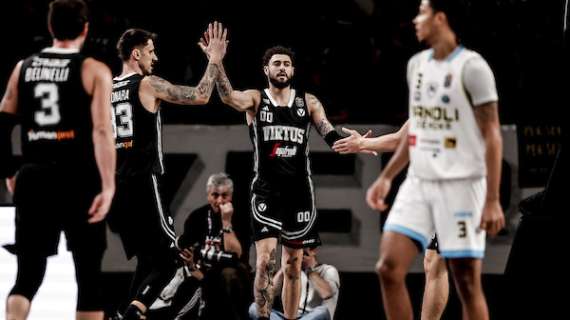 LIVE LBA - Uno strappo nel finale basta alla Virtus Bologna sulla Vanoli Cremona