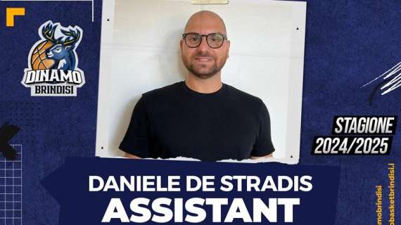 Serie B - Daniele De Stradis nuovo assistente allenatore alla Dinamo Brindisi