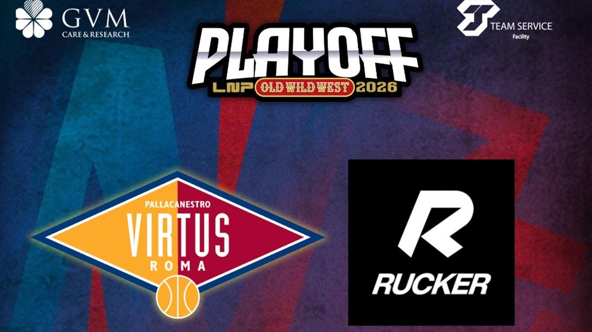 Serie B - Una decisa Virtus GVM Roma fa sua gara 1 contro la Rucker