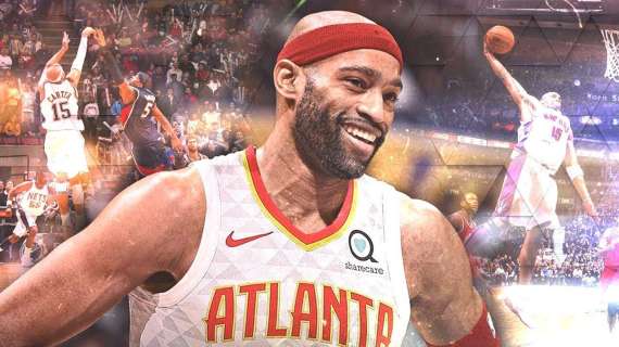 NBA - Atlanta Hawks: Vince Carter sarà ala forte titolare a 41 anni