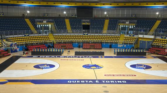 A2 - Reale Mutua Torino, nuovo design sul parquet del Pala Gianni Asti