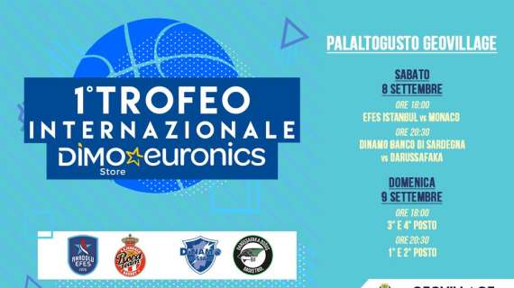 Lega A - Olbia va in scena il basket internazionale: al via il I Trofeo Dimo Store Euronics